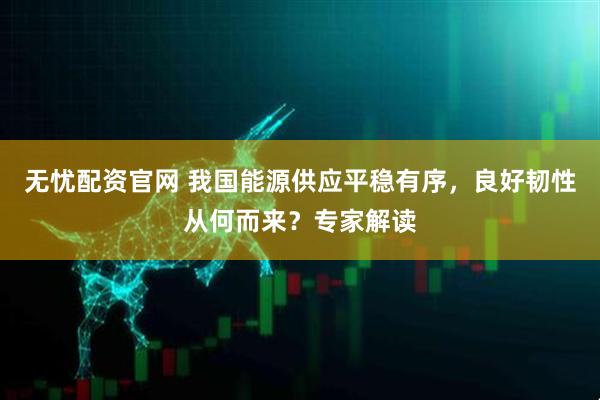 无忧配资官网 我国能源供应平稳有序，良好韧性从何而来？专家解读